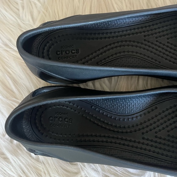 {Crocs} Ballet Flats in Black - Womens 4 - Picture 7 of 7